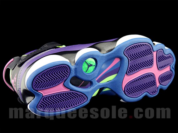  Jordan 6 Rings Purple Black Volt