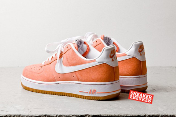 Nike Air Force 1 Low Salmon Suede First Look
