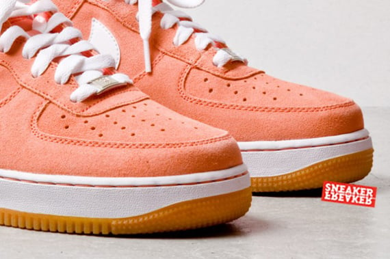 Nike Air Force 1 Low Salmon Suede First Look