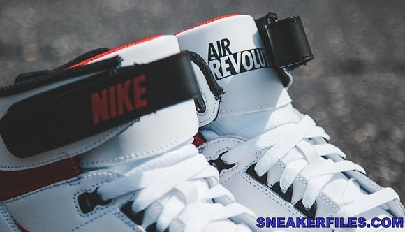 Nike Air Revolution Retro “White/University Red” : Detailed Look