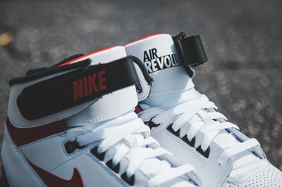 Nike Air Revolution Retro White University Red Detailed Look