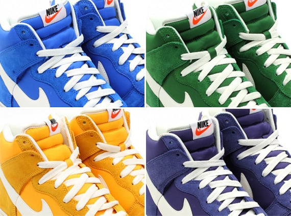 Nike Dunk High “Blazer Pack” – Fall 2013 Colorways