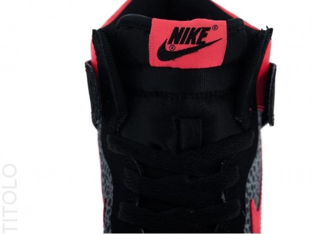 Nike Dunk High (GS) ‘Black/Atomic Red-White’