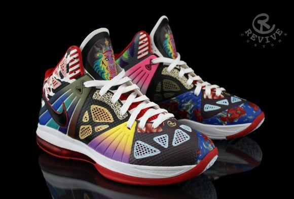 Nike LeBron 8 PS Rammellzee by Revive Customs