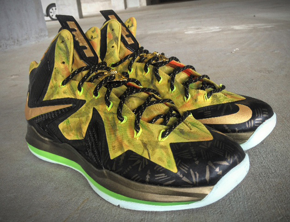 Nike LeBron X Elite 2 Time Champ Fusion by Mache Customs