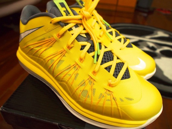Nike LeBron X Low Sonic Yellow Release Reminder