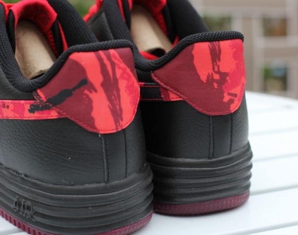 Nike Lunar Force 1 Fuse Leather Red Camo Swoosh