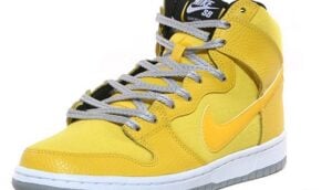 nike sb dunk high pro yellow