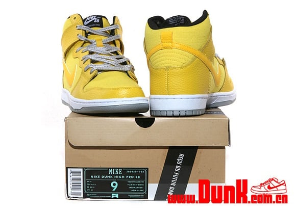 Nike SB Dunk High Tour Yellow Another Look