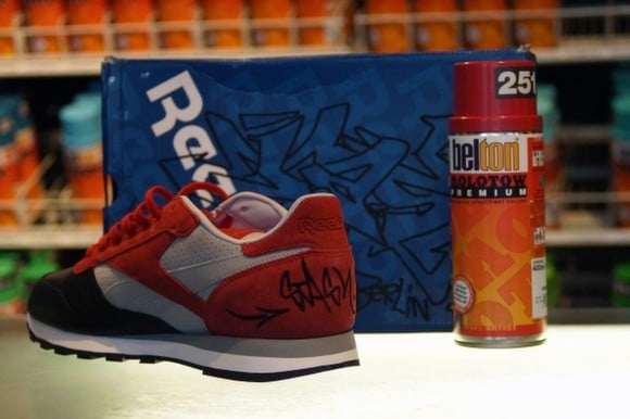 Stash Paints Live At Overkills Reebok Classic Leather City Series Release