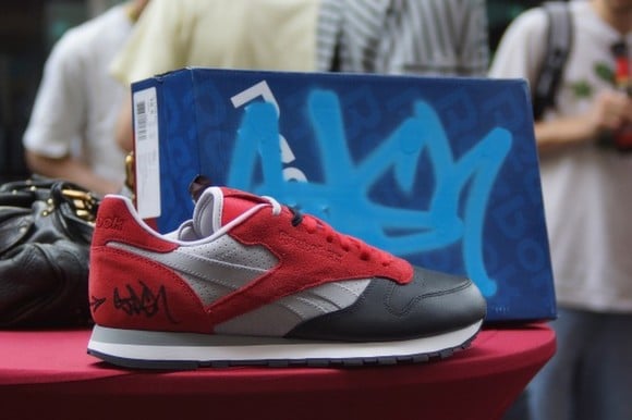 Stash Paints Live At Overkills Reebok Classic Leather City Series Release