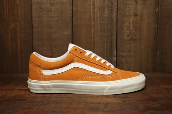 vans old skool vintage yellow