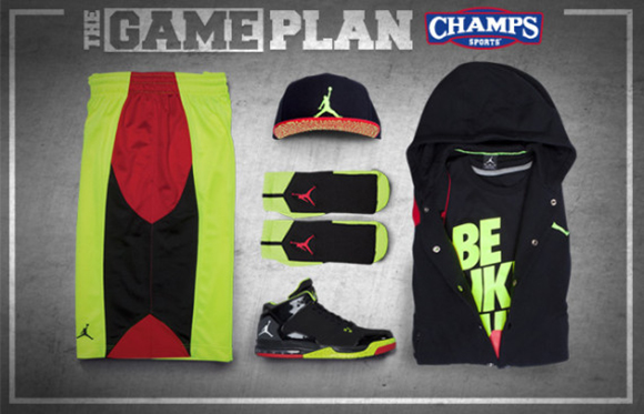 The Game Plan by Champs Sports Fire Red/Volt Collection – Now Available