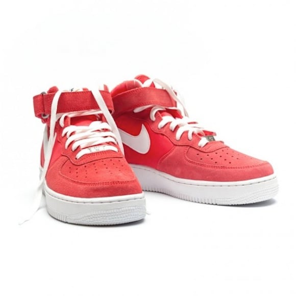 Nike Air Force 1 Mid Fusion Red Now Available