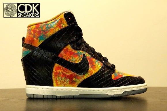 Nike Dunk Sky Hi Mamba in the Garden by CDKsneakers