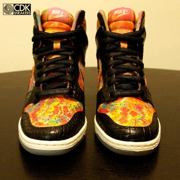 Nike Dunk Sky Hi Mamba in the Garden by CDKsneakers