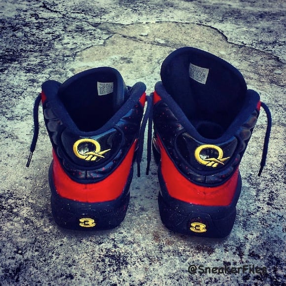 Reebok Question Gold Rush Custom By KicksGalore