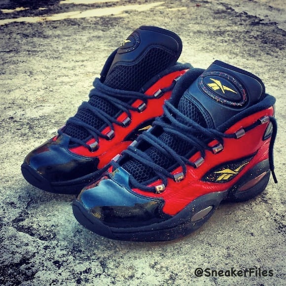 Reebok Question Gold Rush Custom By KicksGalore