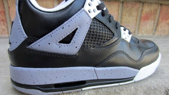 Air Jordan IV GS Black Cement Customs by FETTi D’BIASI