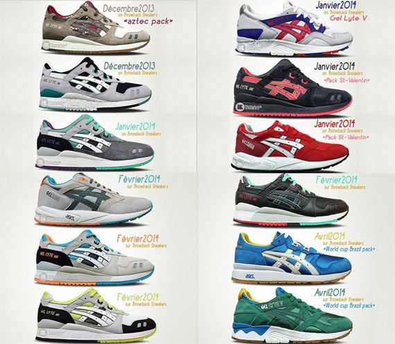 asics old models