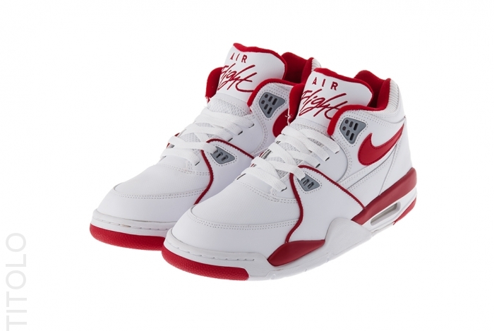 nike air flight red and white