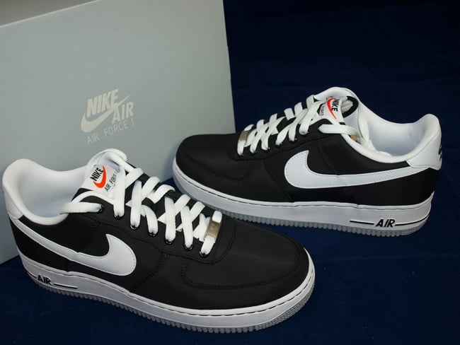 air force 1 low black and grey
