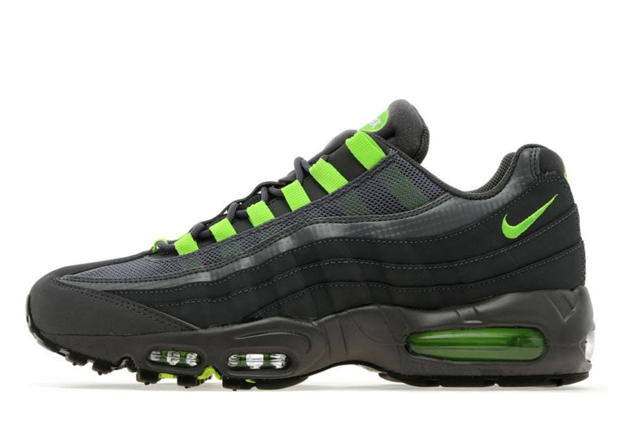 nike air max 95 lime green and grey