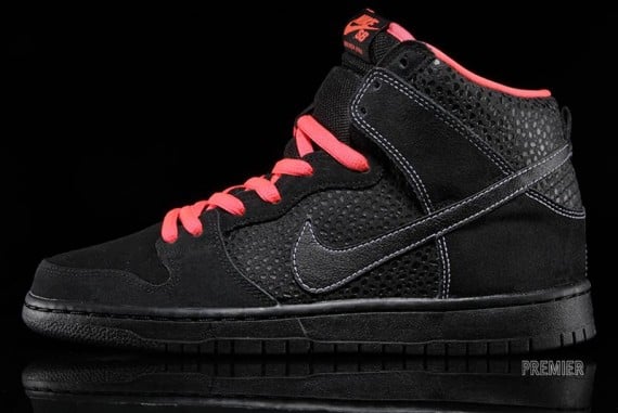 Nike SB Dunk High Black Safari Atomic Red Now Available