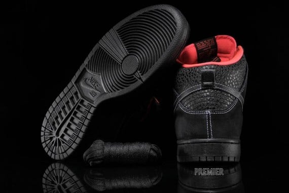 Nike SB Dunk High Black Safari Atomic Red Now Available