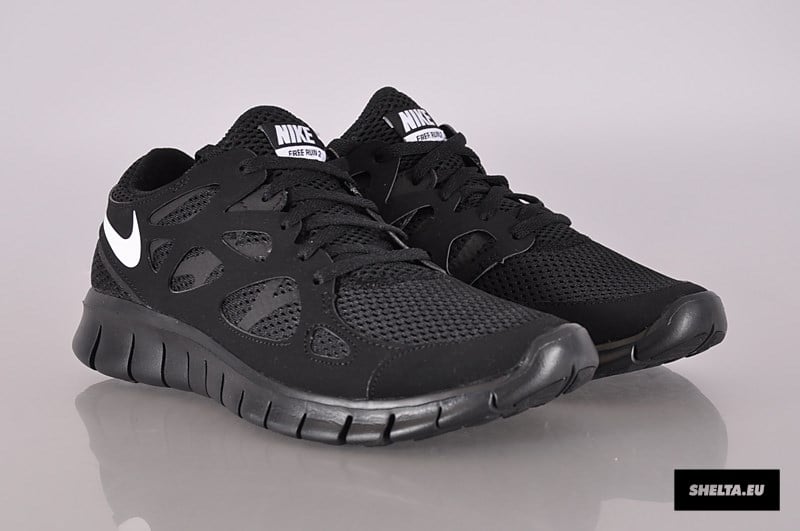 nike free run 2.0 black