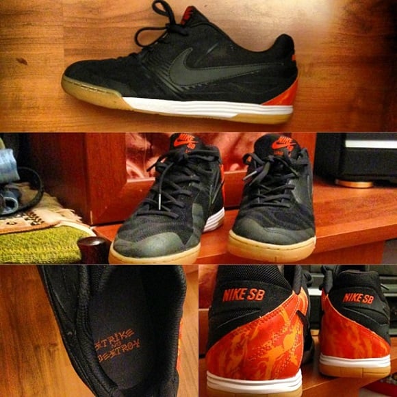 Thrasher x Nike SB Lunar Gato Strike And Destroy First Look