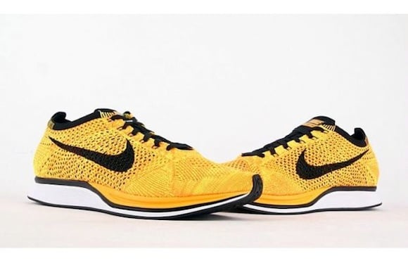 Nike Flyknit Racer Yellow Black New Release