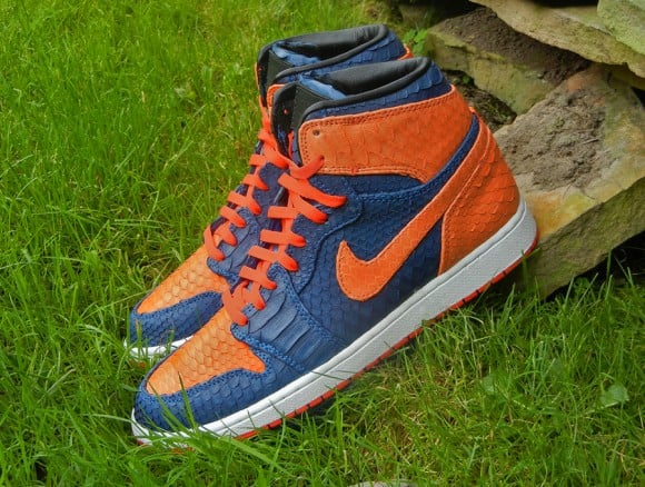Air Jordan 1 Knicks Python by JBF Customs