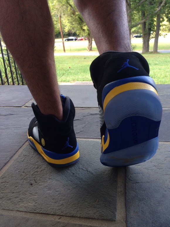 Air Jordan 5 Shanghai Shen On-Feet Images
