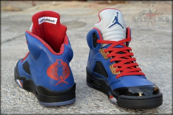 Air Jordan V Cobra Commander Customs by Freaker Sneaks