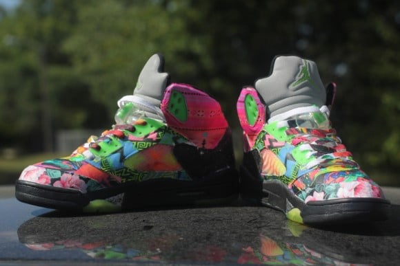 Air Jordan V Prince of Fresh Customs by Rocket Boy Nift