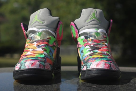 Air Jordan V Prince of Fresh Customs by Rocket Boy Nift
