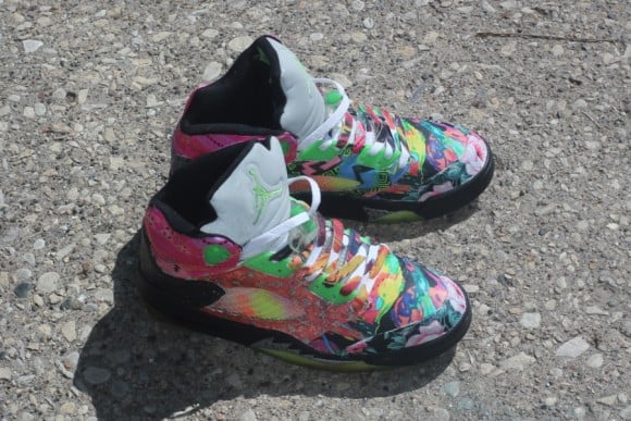 Air Jordan V Prince of Fresh Customs by Rocket Boy Nift