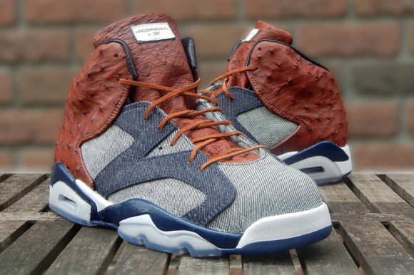 Air Jordan VI Ostrich and Denim by JBF Customs