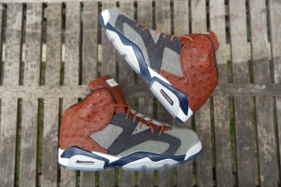 Air Jordan VI Ostrich and Denim by JBF Customs