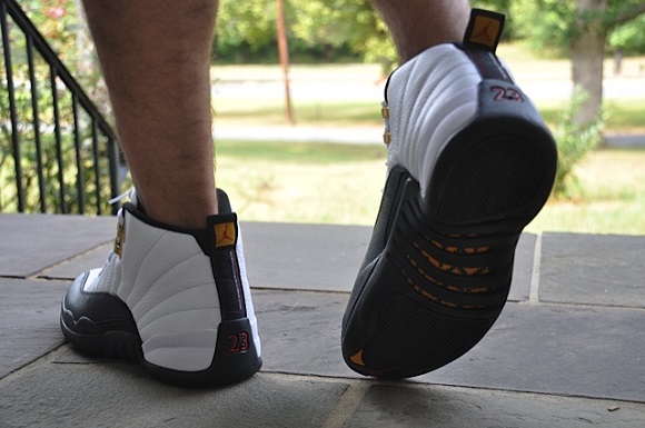 Air Jordan XII 12 Retro Taxi On Feet Images SneakerFiles
