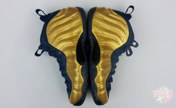 Nike Foamposite One Olympic Gold by pkcustoms