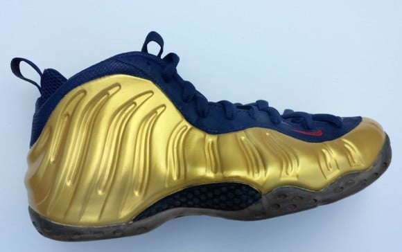 Nike Foamposite One Olympic Gold by pkcustoms