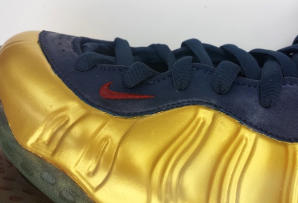Nike Foamposite One “Olympic Gold” by pkcustoms