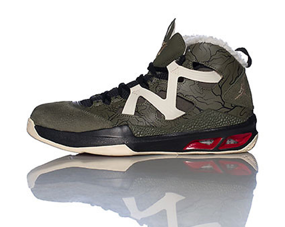Jordan Melo M9 Cargo Khaki Zinc Black Gym Red Now Available