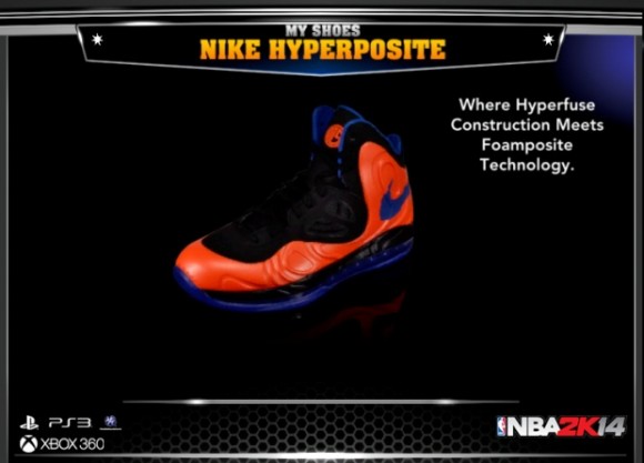 NBA 2K14 Reveals New Sneaker Lineup