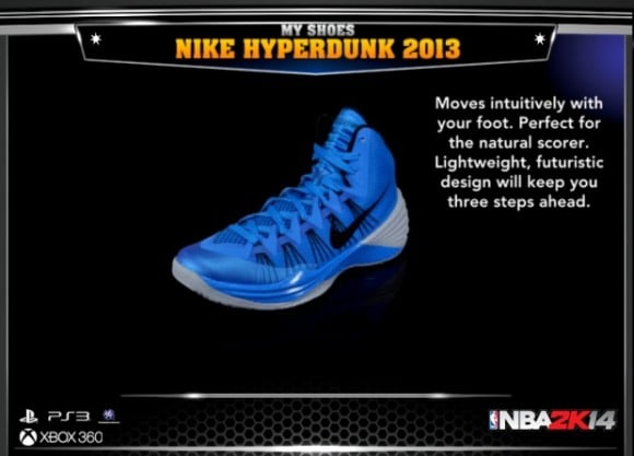 NBA 2K14 Reveals New Sneaker Lineup