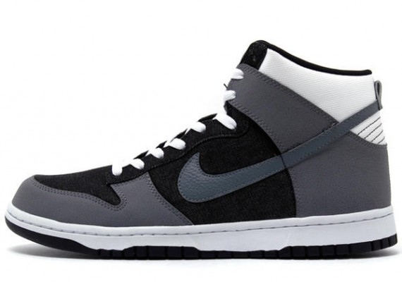 Nike Dunk High Grey Black White