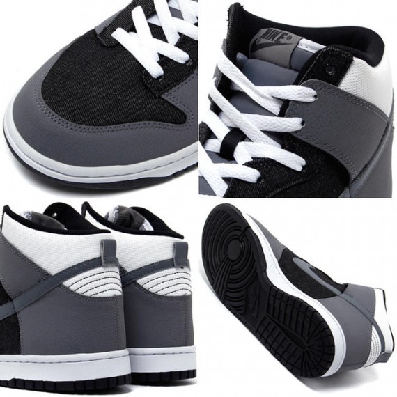 Nike Dunk High – Grey – Black – White