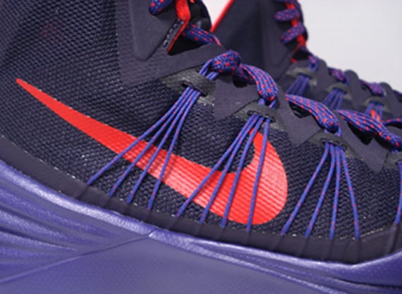 Nike Hyperdunk 2013 Purple Red Grey